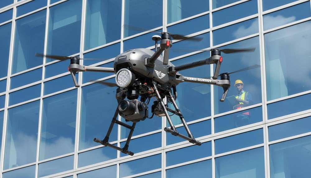Inspekce stavu stromu dronem před rizikovým kácením